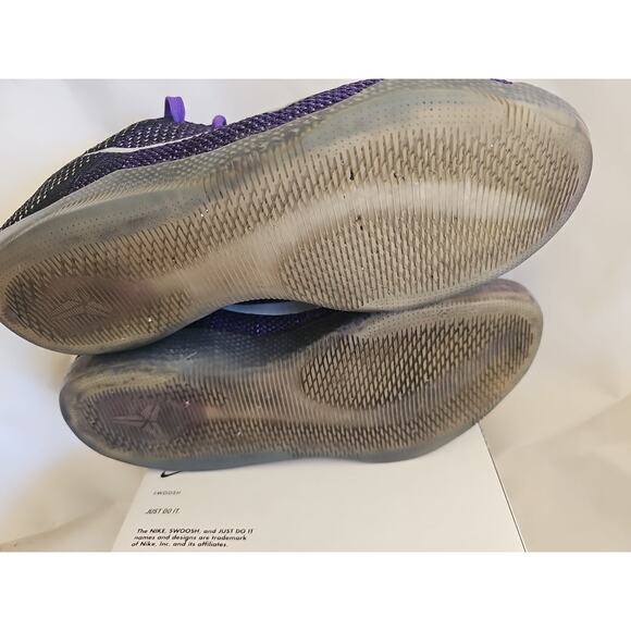 Nike Kobe 11 Elite Low Eulogy Hyper Grape Basketball Mens 822675-510 Size 10 - Picture 8 of 12